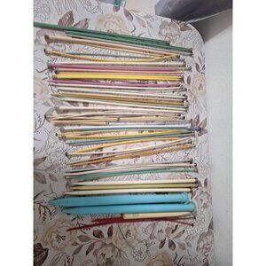 Large Lot Crochet and Knitting Needles Hooks Susan Bates Boye Vintage Large Sm